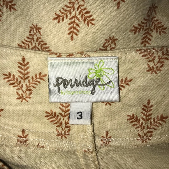 Anthro Porridge Linen Wheat Midi Kimono Dress - Picture 6 of 8